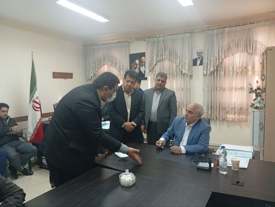 کلاله | حضور  سرپرست بهزیستی کلاله در محل فرمانداری جهت رسیدگی به مشکلات جامعه هدف