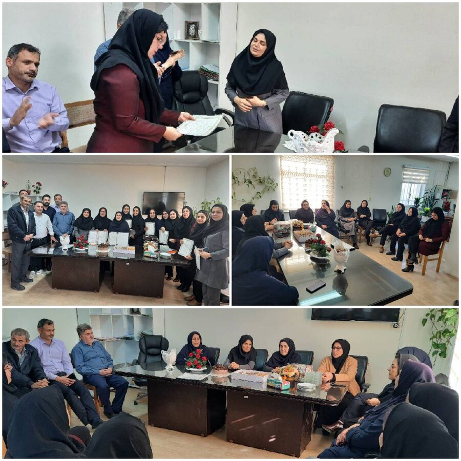 شفت | برگزاری مراسم گرامیداشت میلاد حضرت فاطمه زهرا (س) و روز زن و مادر در بهزیستی شهرستان شفت