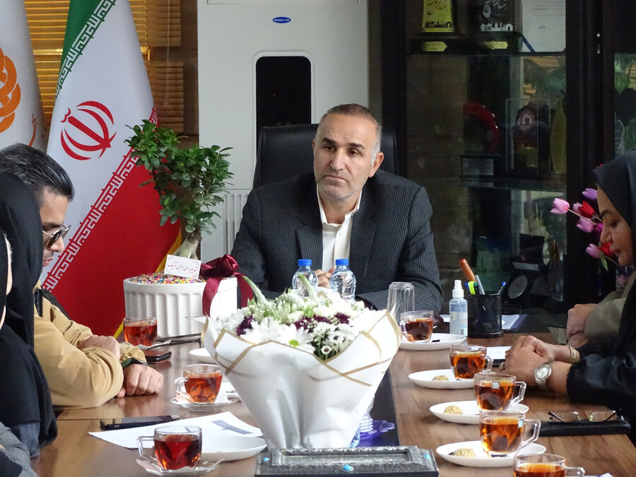 دیدار معاون و کارشناسان امور توانبخشی با سرپرست بهزیستی استان فارس