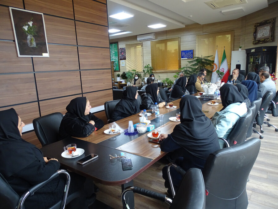 دیدار معاون و کارشناسان امور توانبخشی با سرپرست بهزیستی استان فارس