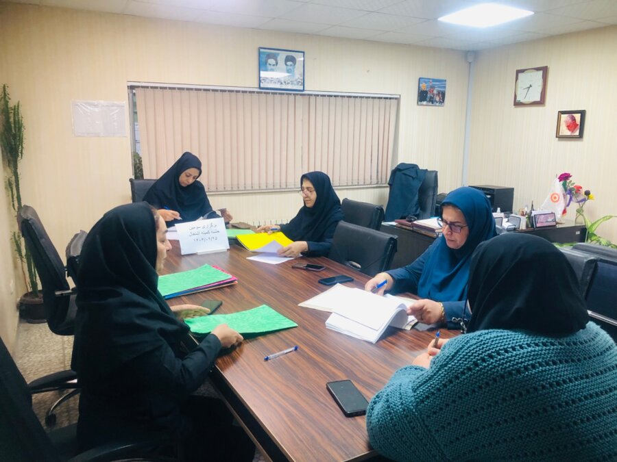 رضوانشهر | برگزاری سومین جلسه کمیته اشتغال اداره بهزیستی شهرستان رضوانشهر