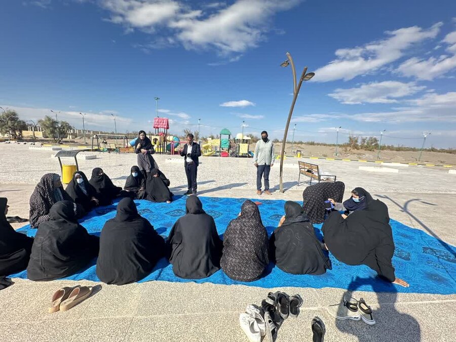 برگزاری اردوی فرهنگی، ورزشی بانوان سرپرست خانوار  شهرستان گنبکی