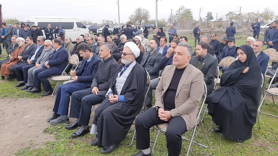 آیین کلنگ‌زنی و آغاز عملیات اجرایی ۳۰۰ واحد مسکونی ویژه مددجویان در گلستان برگزار شد