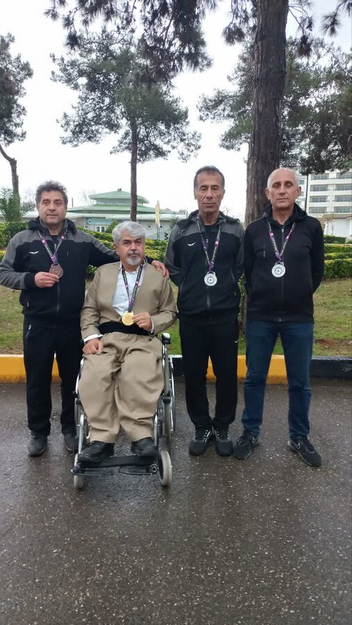 درخشش کارکنان ورزشکار بهزیستی کردستان در رقابتهای کشوری بابلسر
