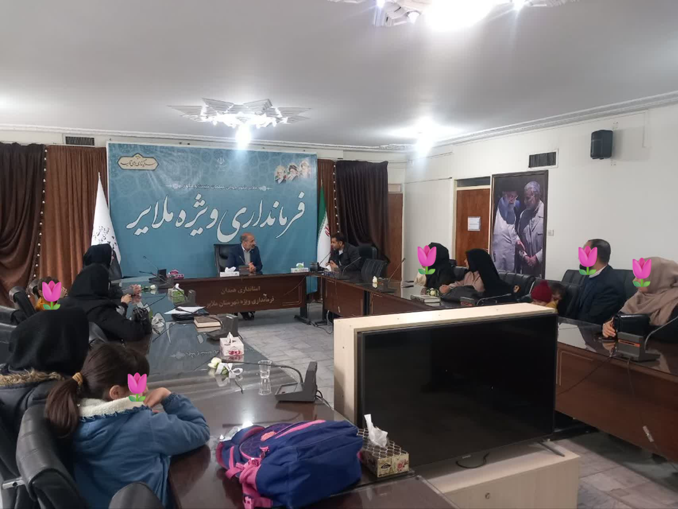 ملاقات والدین کودکان دارای اوتیسم با فرماندار ملایر با محور بررسی مطالبات