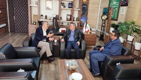 دیدار نماینده مردم شریف سپیدان و بیضا در مجلس شورای اسلامی با سرپرست بهزیستی فارس 