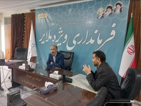 دیدار صمیمانه والدین کودکان دارای اوتیسم با فرماندار ملایر