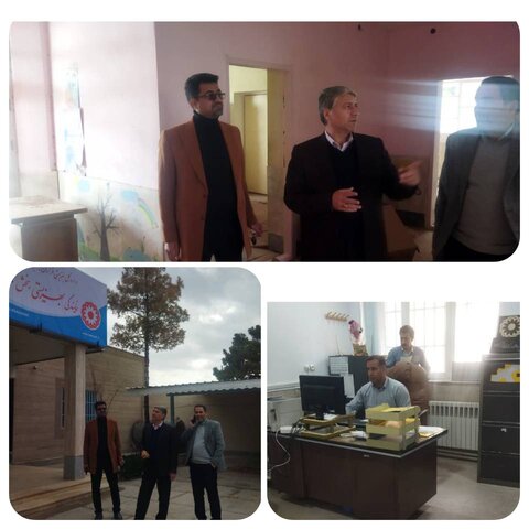 قاینات/ بازدید تیم پشتیبانی بهزیستی قاینات از نمایندگی بهزیستی بخش نیمبلوک