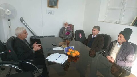 قاینات/حضور رئیس بهزیستی شهرستان قاینات در جلسه هیئت مدیره بنیاد فرزانگان