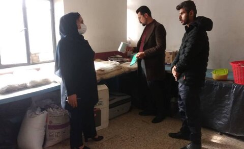 بازدید مشترک کارشناس بهزیستی و شبکه بهداشت از مراکز کاهش آسیب مهاباد