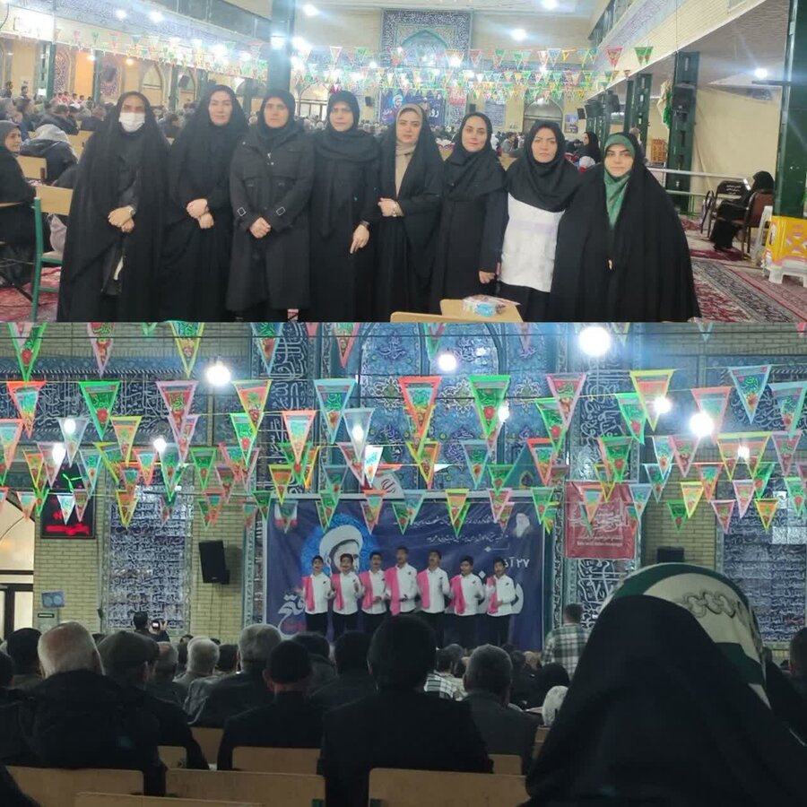 حضور بانوان اداره بهزیستی رزن در مراسم گرامیداشت «روز رزن»