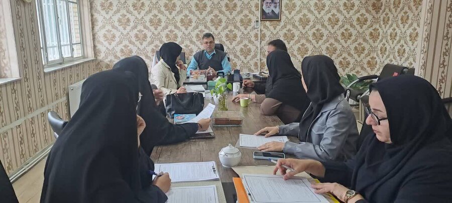 فردوس/برگزاری جلسه کمیته توانبخشی بهزیستی شهرستان فردوس