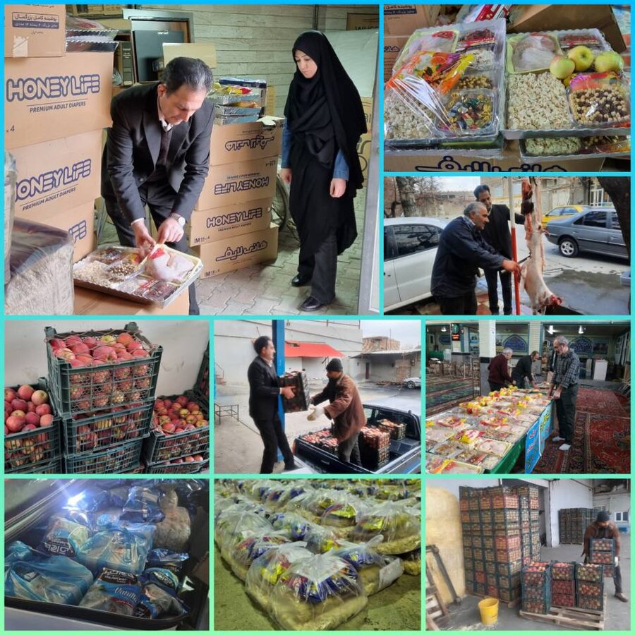 جهادگران سلماس بار دیگر به یاری معلولین و مددجویان بهزیستی  شتافتند