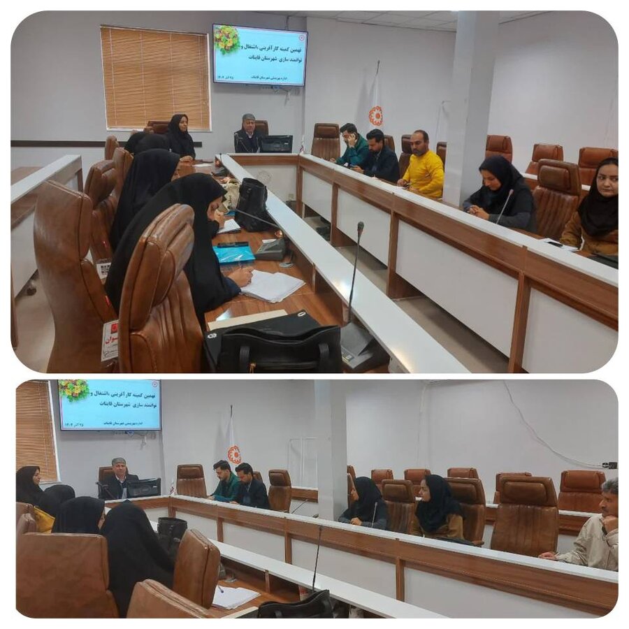 قاینات/برگزاری نهمین کمیته اشتغال و توانمندسازی