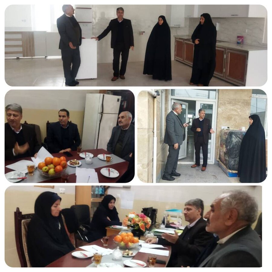 قاینات/سفر یک روزه خزاعی رئیس بهزیستی شهرستان قاینات به بخش نیمبلوک