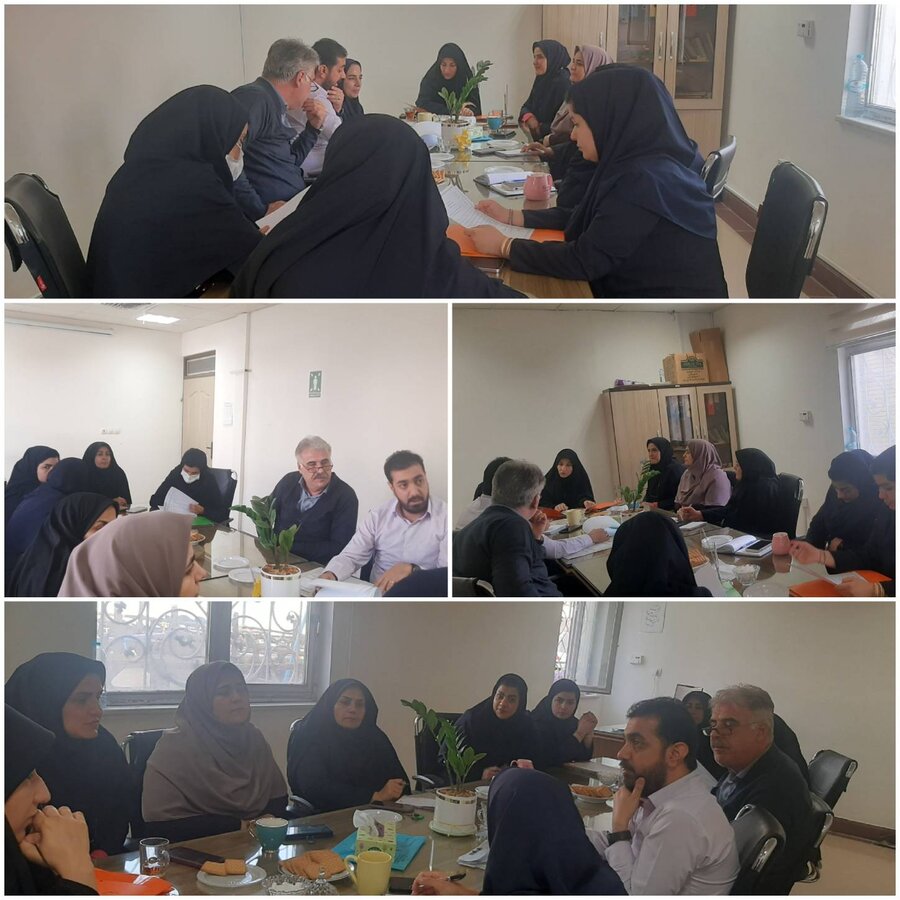 بیرجند/نشست کارشناسان مراکز اورژانس اجتماعی و مرکز شوق زندگی در جهت حمایت از کودکان وزنان آسیب دیده ویا درمعرض آسیب اجتماعی