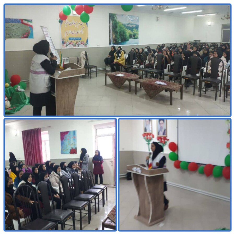 سربیشه/برگزاری کارگاه آموزشی مدیریت استرس و مهارت‌های زندگی در مدرسه آسیه شهر مود توسط کارشناسان اورژانس اجتماعی