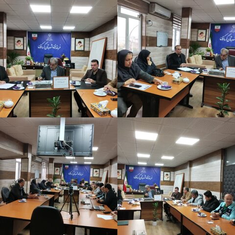 کردکوی | برگزاری جلسه شورای سالمندی در محل جلسات فرمانداری و با حضور معاون  و رئیس اداره بهزیستی و روسای دستگاهای اجرای شهرستان