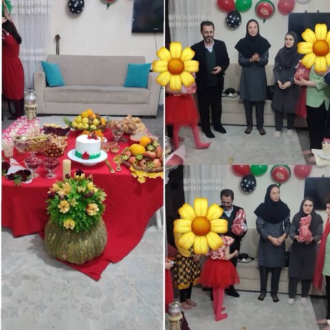 آستانه اشرفیه | برگزاری جشن شب یلدا در موسسه خیریه خانه کودک سیدالساجدین