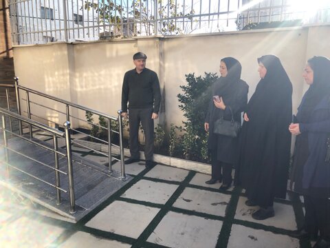 رضوانشهر | بازدید رئیس اداره و کارشناس مناسب‌سازی از روند مناسب‌سازی ادارات شهرستان رضوانشهر