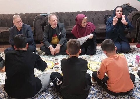 شهریار | سرپرست بهزیستی شهریار مهمان فرزندان خانه امید به زندگی شد