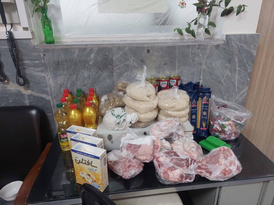شهرتهران| توزیع سبد کالا معیشتی یلدایی در مرکز تأمین و توسعه نارمک
