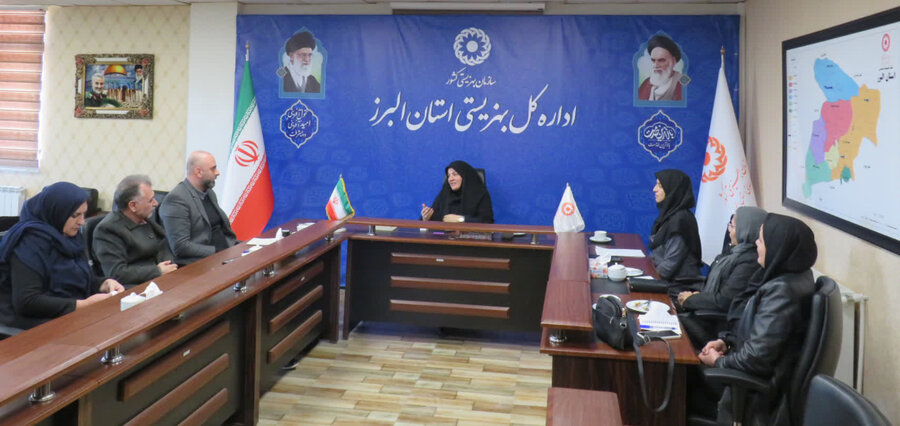 هم‌اندیشی هیئت‌مدیره جدید انجمن مراکز توانبخشی با مدیرکل بهزیستی استان البرز در راستای ارتقاء کیفیت خدمات به مددجویان