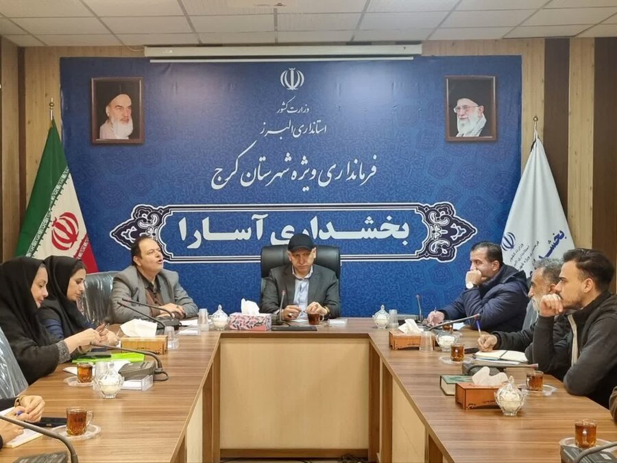 نخستین جلسه شورای توانبخشی مبتنی بر جامعه روستایی (CBR) در بخشداری آسارا