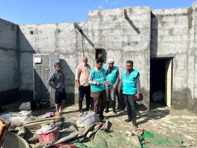 حضور میدانی رییس گروه مدیریت بحران سازمان بهزیستی کشور در مناطق سیل‌زده سیریک/ وعده حمایت فوری از آسیب‌دیدگان