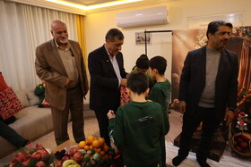 بازدید معاون اجرایی رئیس‌جمهور از مرکز کودکان بی‌سرپرست در شب یلدا