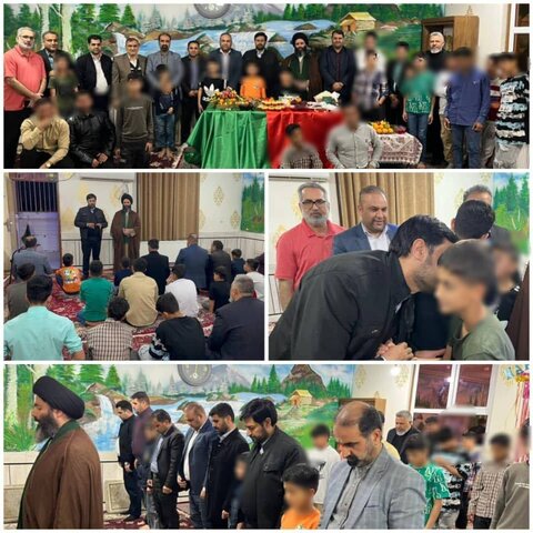 دیدار یلدایی کودکان و نوجوانان مرکز عترت با حضور امام جمعه و فرماندار شهرستان شوش