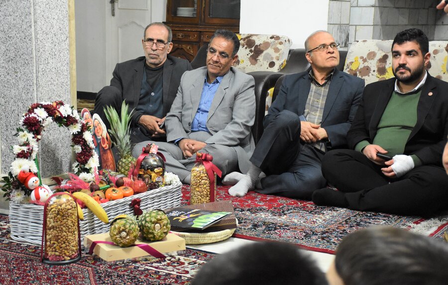 رفتن به پیشواز یلدا با حضور امام جمعه