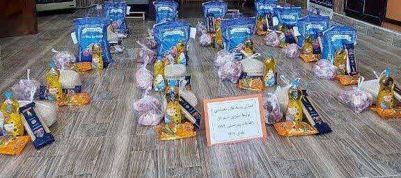 تهیه و توزیع بسته‌های معیشتی توسط مرکز مثبت زندگی بهزیستی شاهین‌دژ
