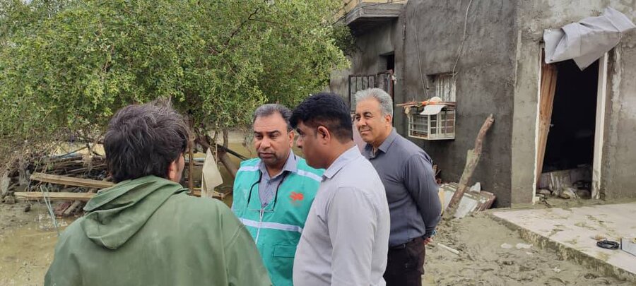 ارسال کمک‌های اضطراری بهزیستی هرمزگان به مناطق سیل‌زده سیریک