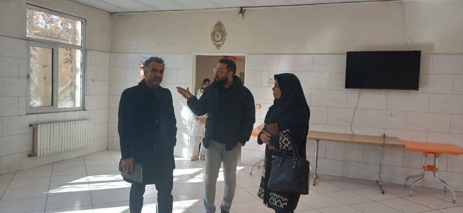 شهریار | بازدید کارشناسان بهزیستی و بهداشت شهرستان از مرکز توانبخشی سالمندان هانا در باغستان
