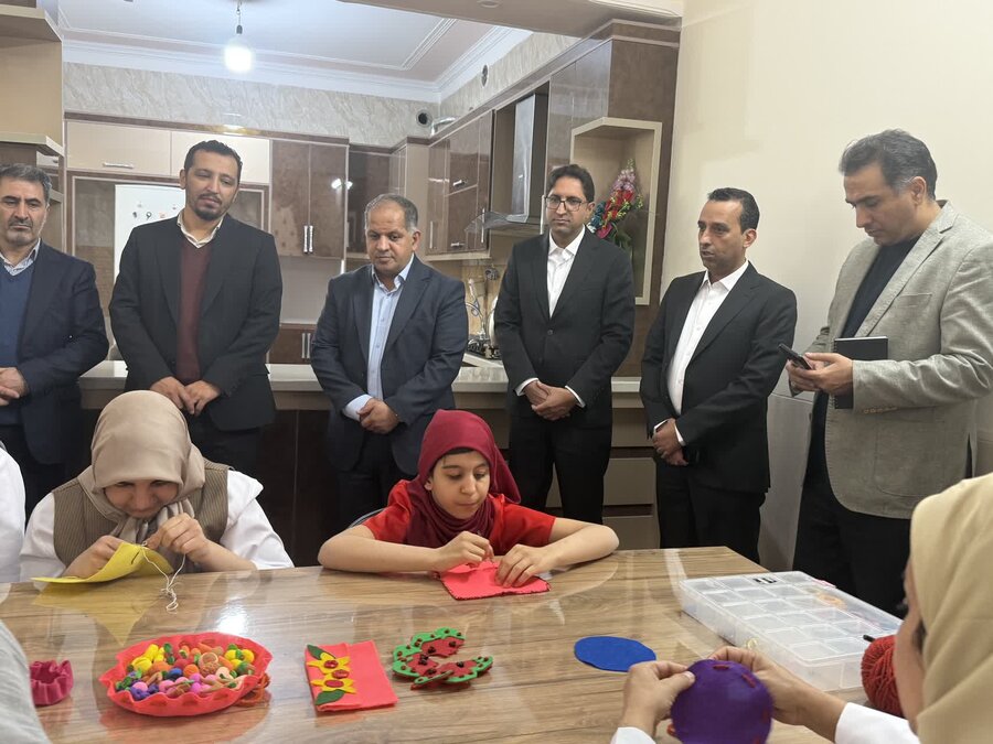 افتتاح مراکز حرفه‌آموزی «مهتاب آسمانی» و توانبخشی معلولین «رز»