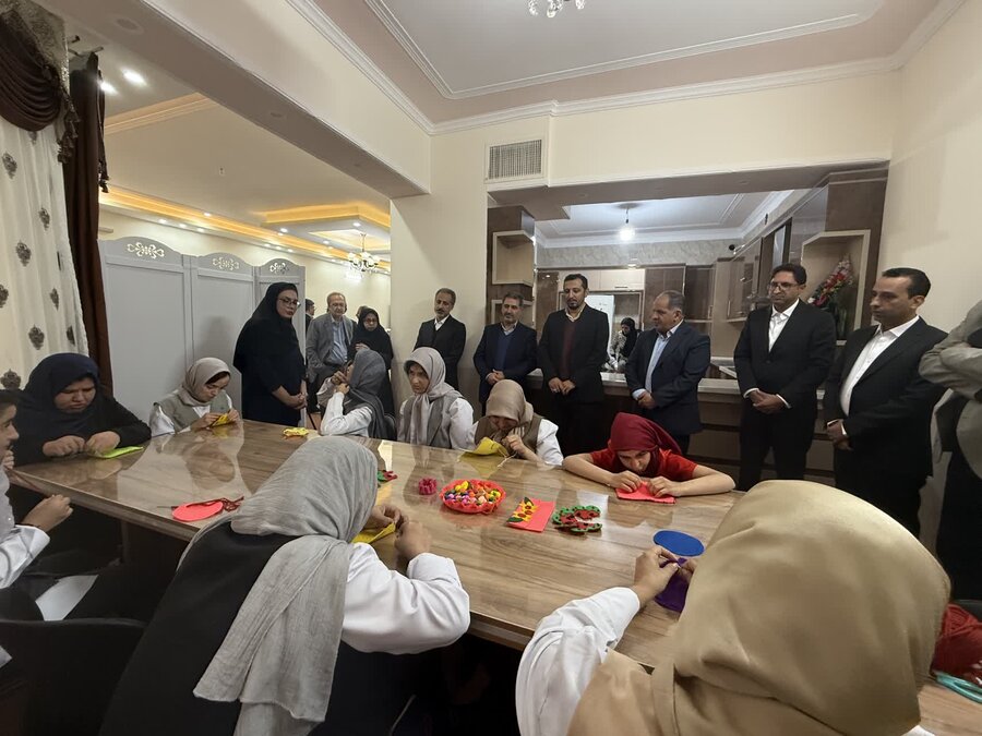 افتتاح مراکز حرفه‌آموزی «مهتاب آسمانی» و توانبخشی معلولین «رز»