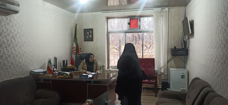 دیدار رئیس اداره بهزیستی آذرشهر با مددجویان