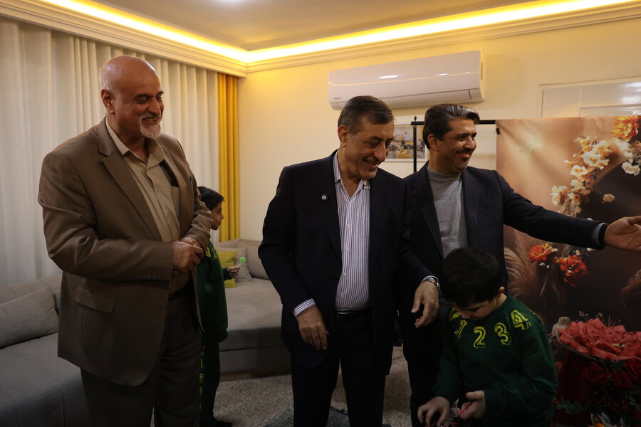 بازدید معاون اجرایی رئیس جمهور از مرکز نگهداری پسران خانه آفتاب