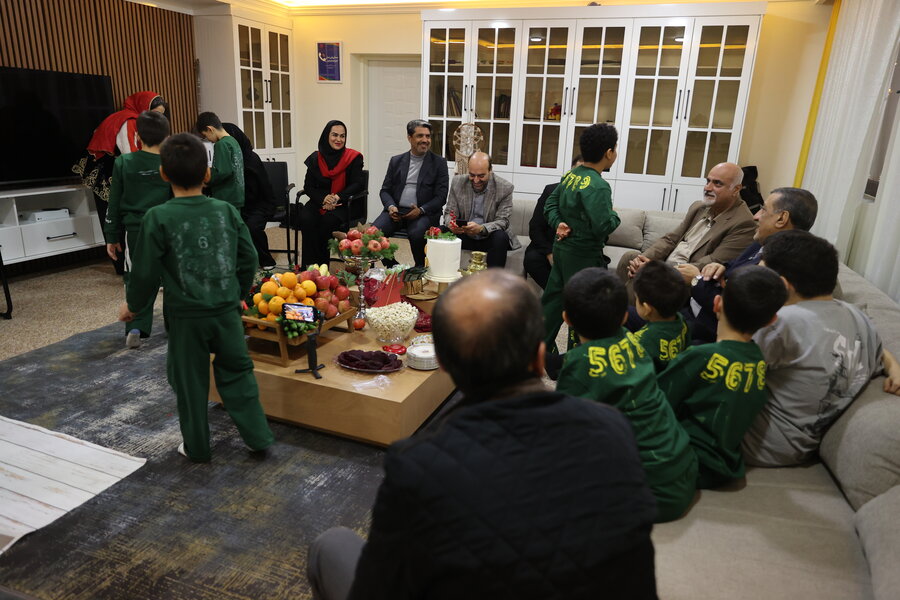 بازدید معاون اجرایی رئیس جمهور از مرکز نگهداری پسران خانه آفتاب