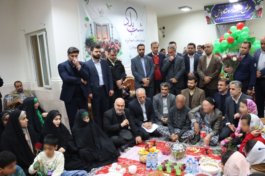 گزارش تصویری|شبی یلدایی از جنس مهر، با حضور استاندار خوزستان در کنار فرزندان بهزیستی و سالمندان 

