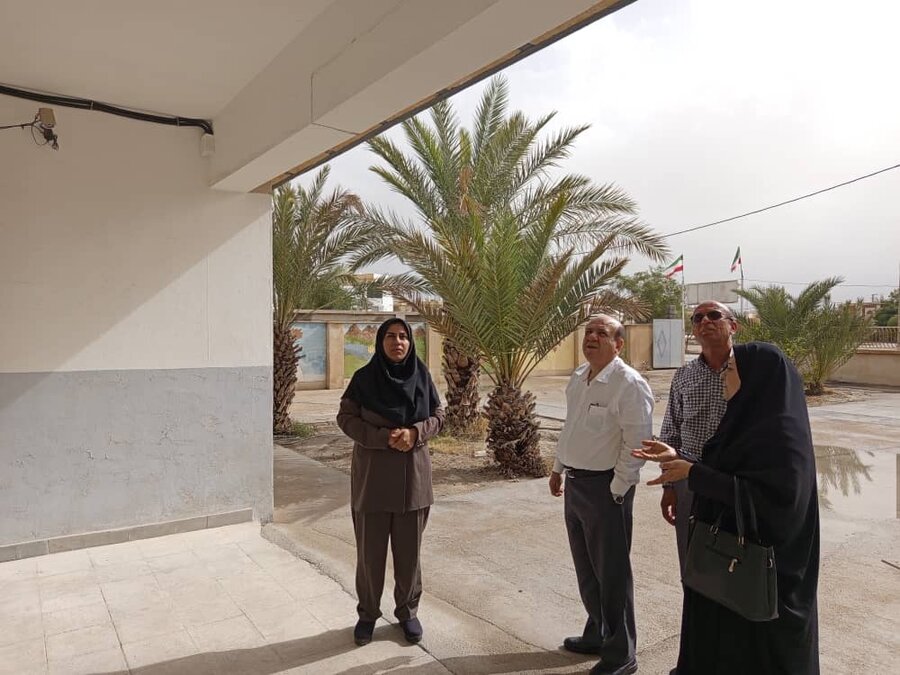 بستک | بازدید از مجتمع های بهزیستی هرنگ و جناح