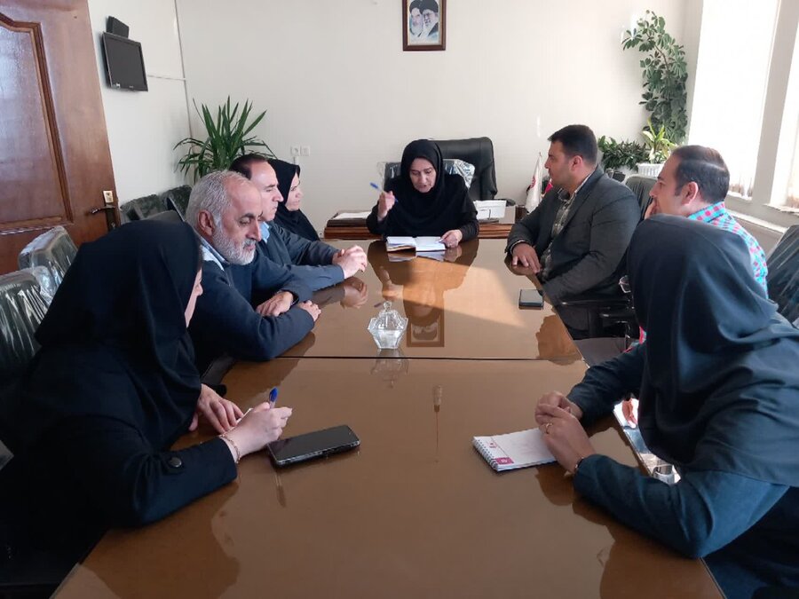 نمین| برگزاری جلسه شورای اداری بهزیستی شهرستان نمین با محوریت بررسی مصوبات شورای اداری استان