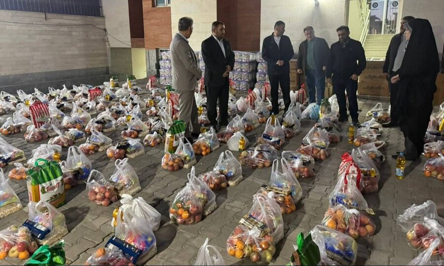  توزیع ۵۶۰ بسته یلدایی میان مددجویان بهزیستی سلماس