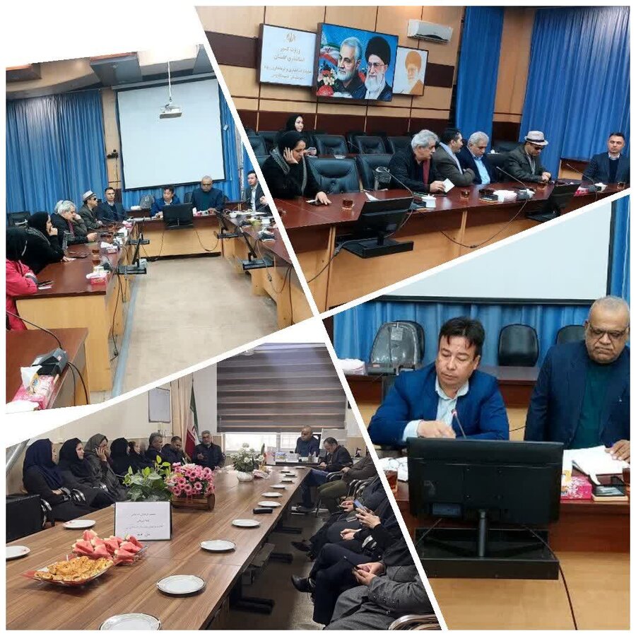 گنبد | برگزاری جلسه مناسب‌سازی محیط و مبلمان شهری و شورای سالمندی 