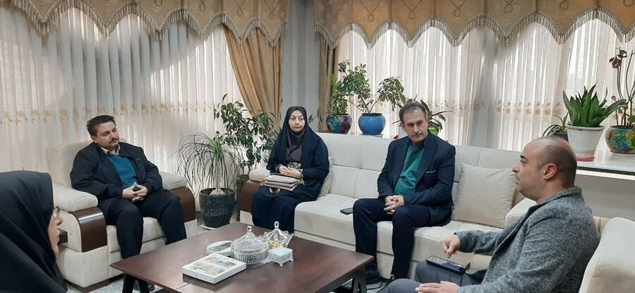 نشست مشترک بهزیستی استان قزوین و مخابرات منطقه‌ای