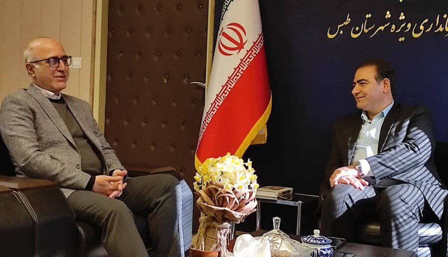 دیدار و گفت‌وگوی مدیرکل بهزیستی استان، با معاون استاندار و فرماندار ویژه شهرستان طبس