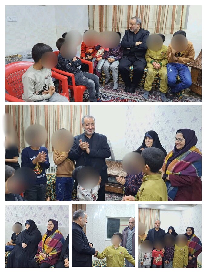 استاندار خراسان جنوبی یلدا را میهمان فرزندان خانه امام علی علیه السلام بیرجند