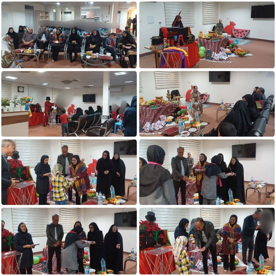 برگزاری جشنی برای شادی و همدلی ویژه خدمت گیرندگان مقیم در مراکز