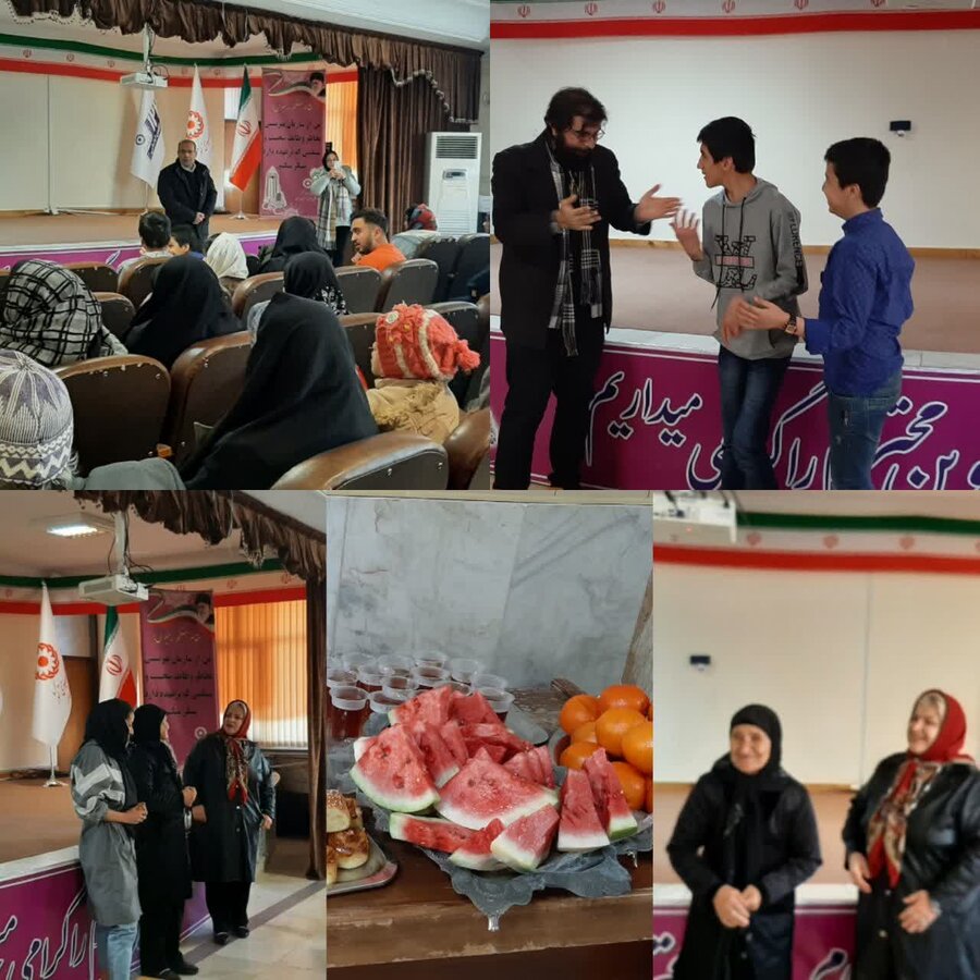 برگزاری جشن یلدا در خانه امن اورژانس اجتماعی همدان با حضور مددجویان و مسئولان